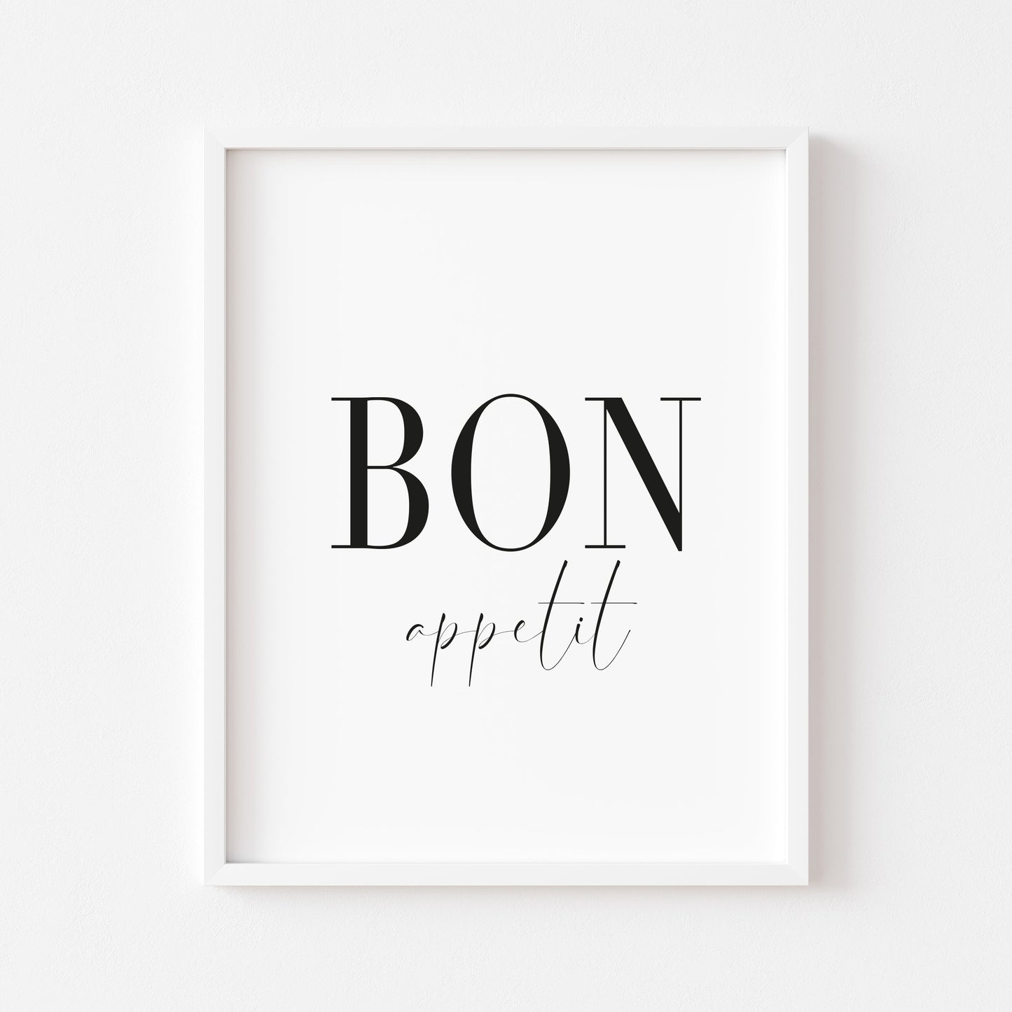 Bon appetit kitchen food home sign unframed wall art poster print