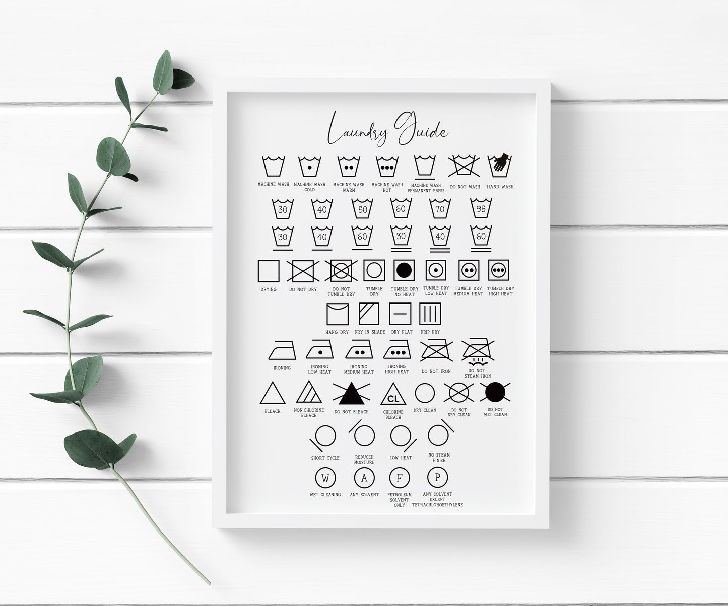 Let's get ready to tumble laundry wash room unframed wall art poster print