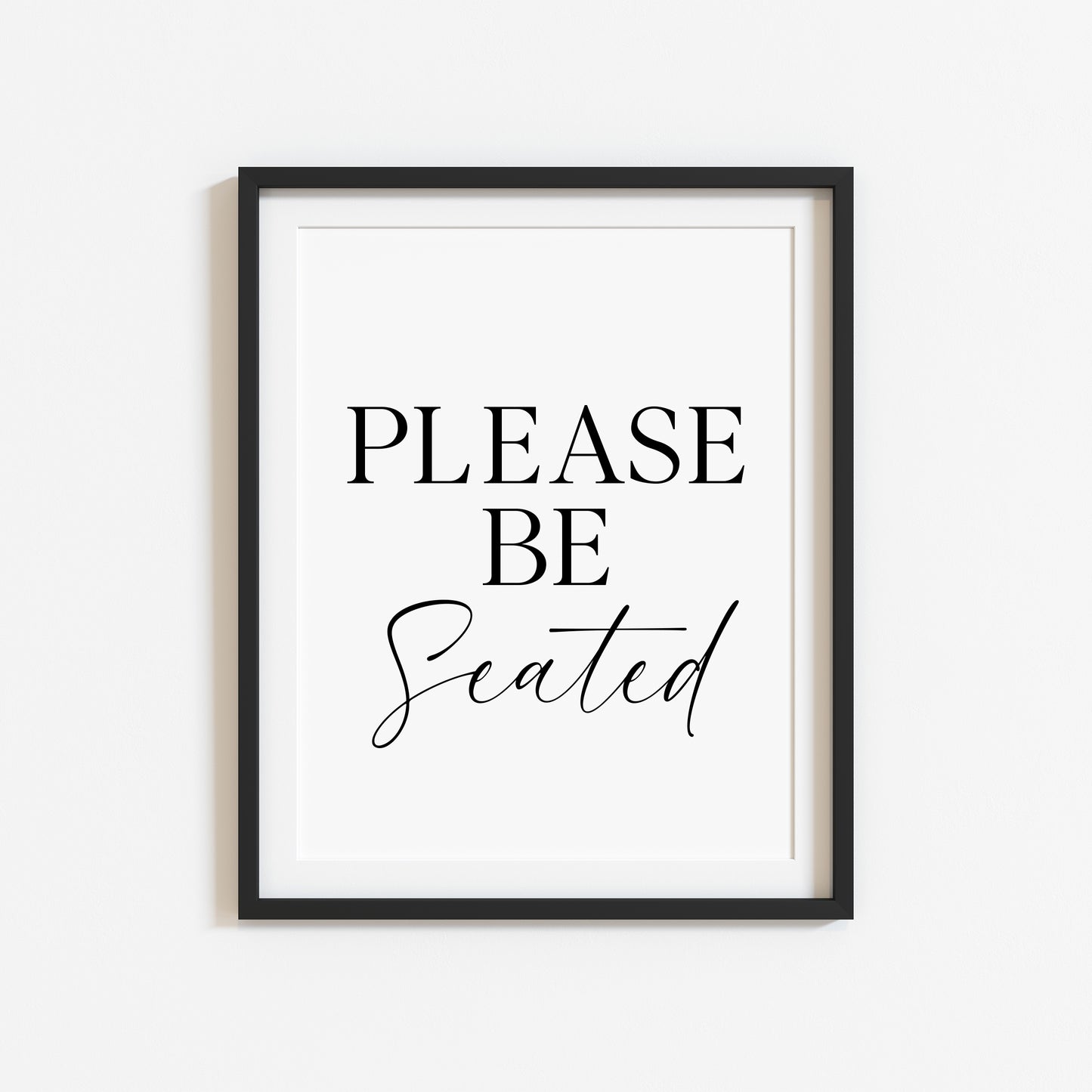 Please be seated bathroom wash room toilet unframed wall art poster print, bathroom signs, bathroom accessories, bathroom pictures