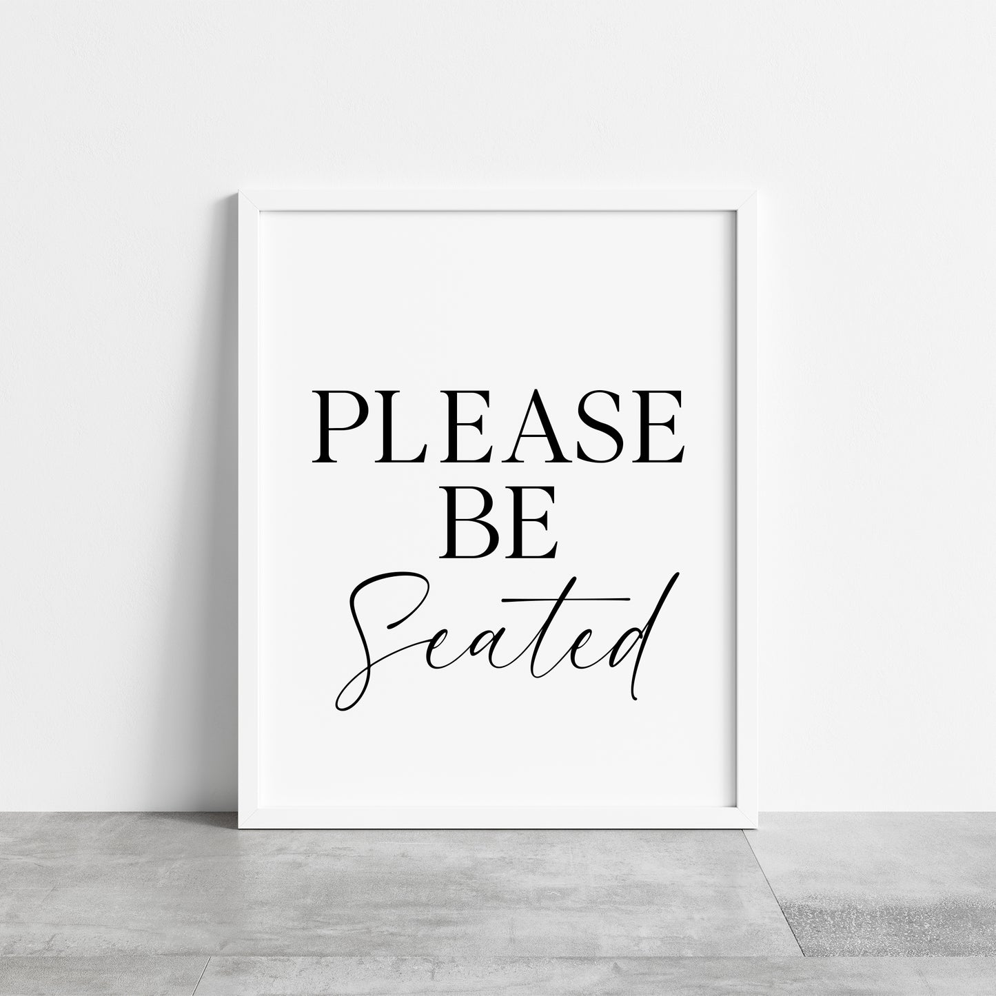 Please be seated bathroom wash room toilet unframed wall art poster print, bathroom signs, bathroom accessories, bathroom pictures