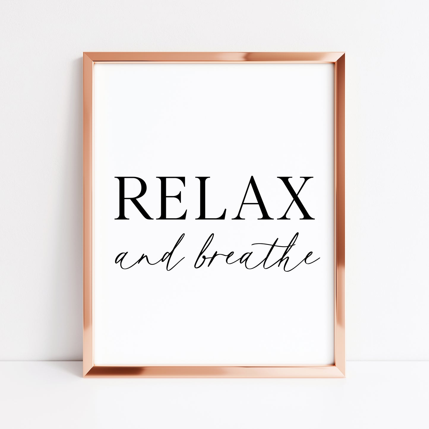 Bathroom print relax and breathe, bathroom wash room unframed wall art poster print, bathroom signs, bathroom accessories, bathroom pictures, art signs