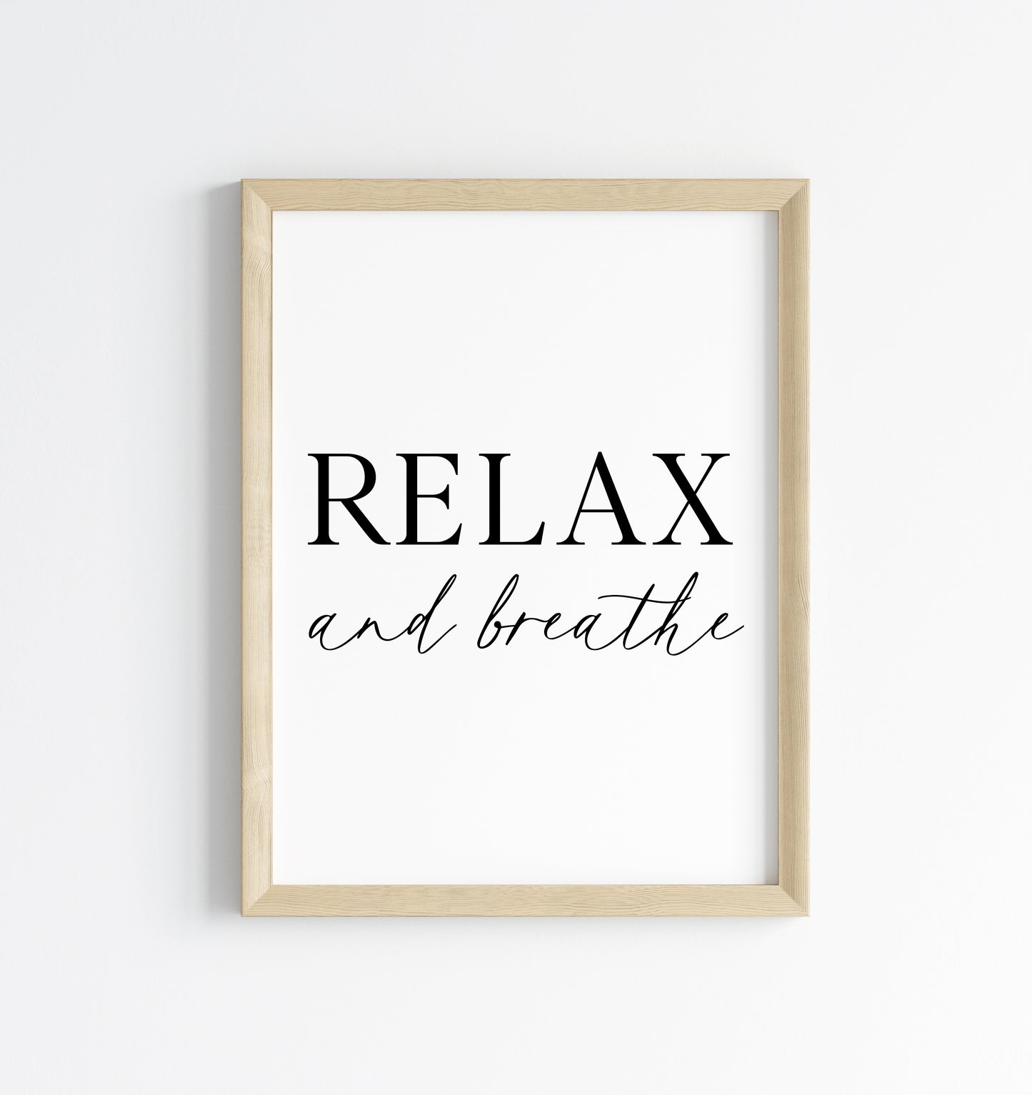 Bathroom print relax and breathe, bathroom wash room unframed wall art poster print, bathroom signs, bathroom accessories, bathroom pictures, art signs