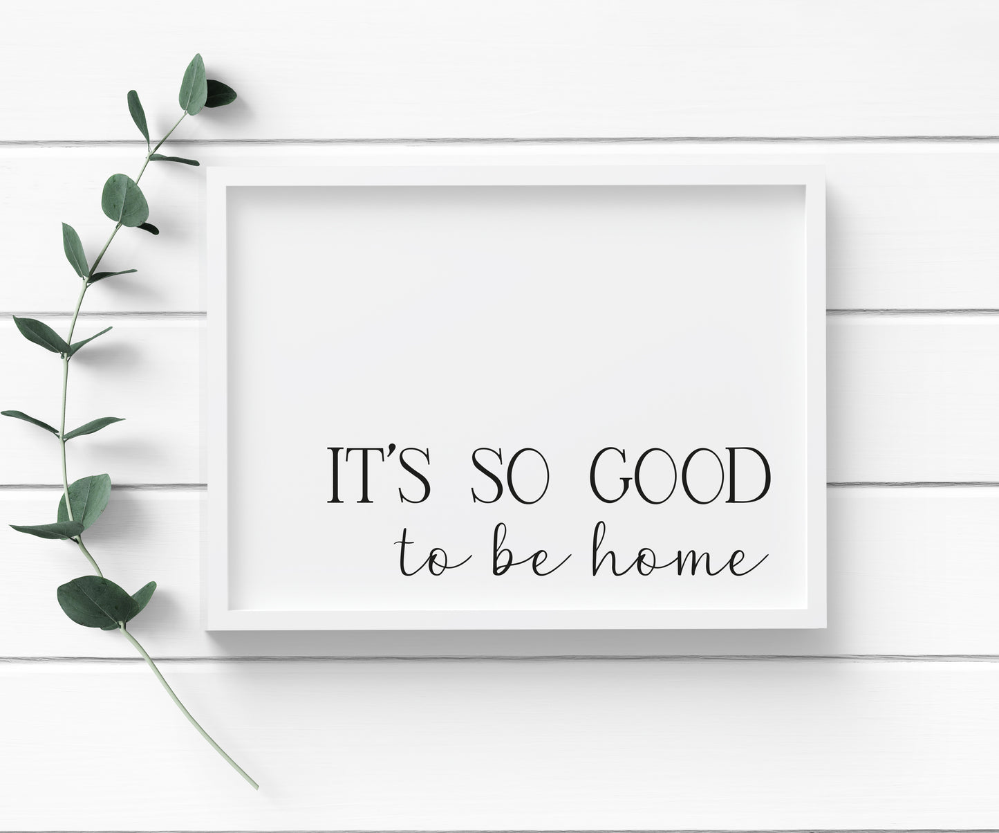 It's so good to be home landscape bedroom home hallway unframed wall art poster print