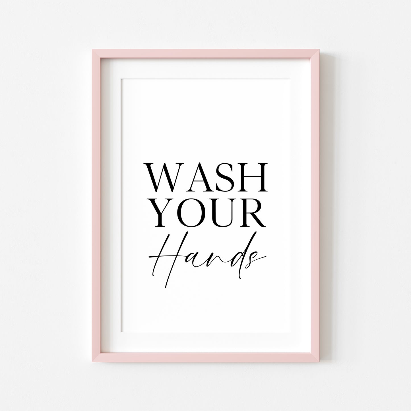Wash your hands bathroom wash room toilet unframed wall art poster print, bathroom signs, bathroom accessories, bathroom pictures