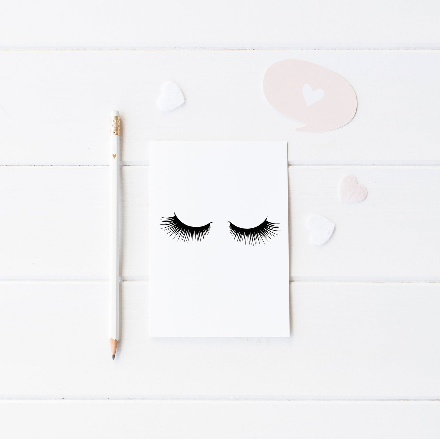 Eyelashes illustration drawing fashion bedroom unframed wall art poster print