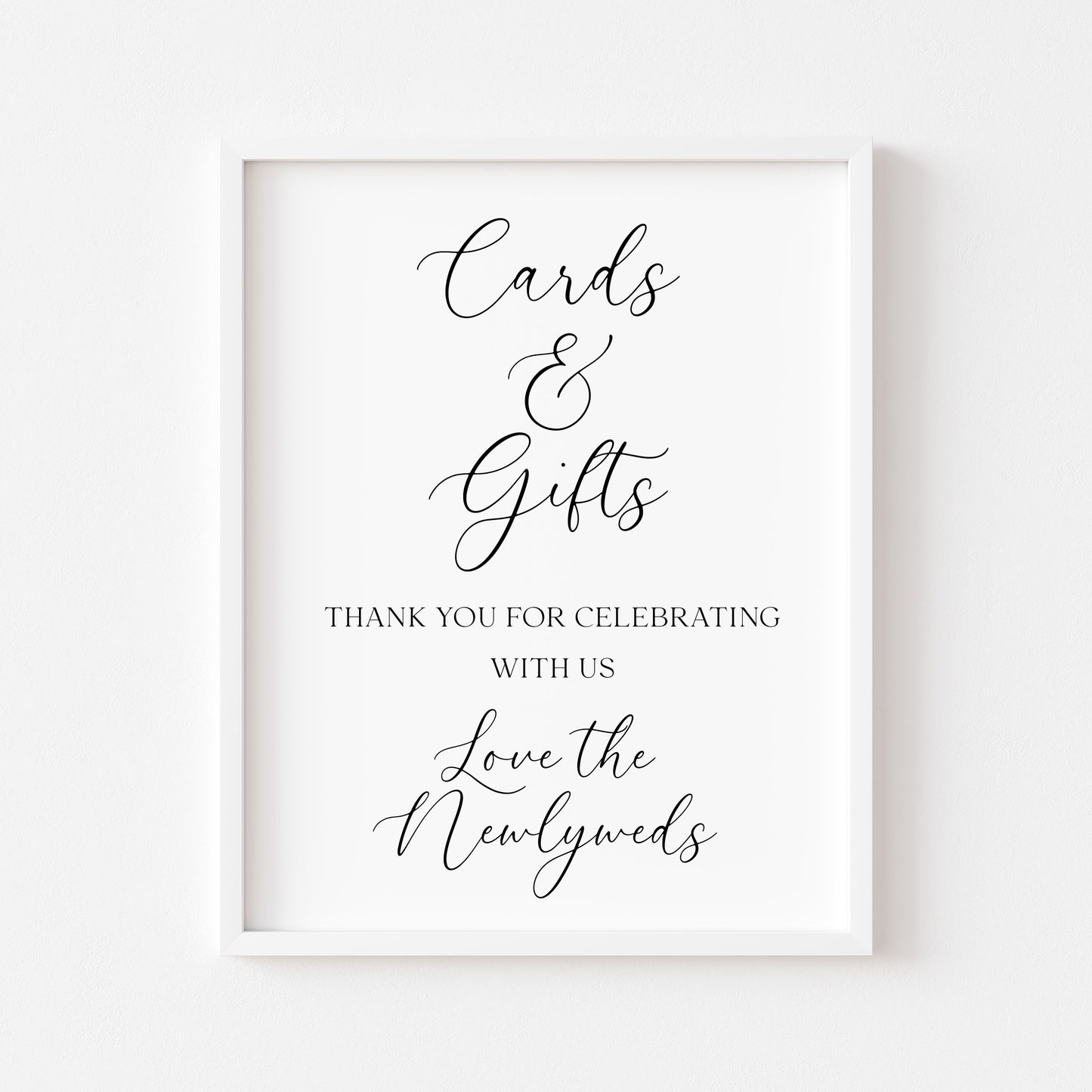 Cards & gifts wedding sign unframed wall art poster print