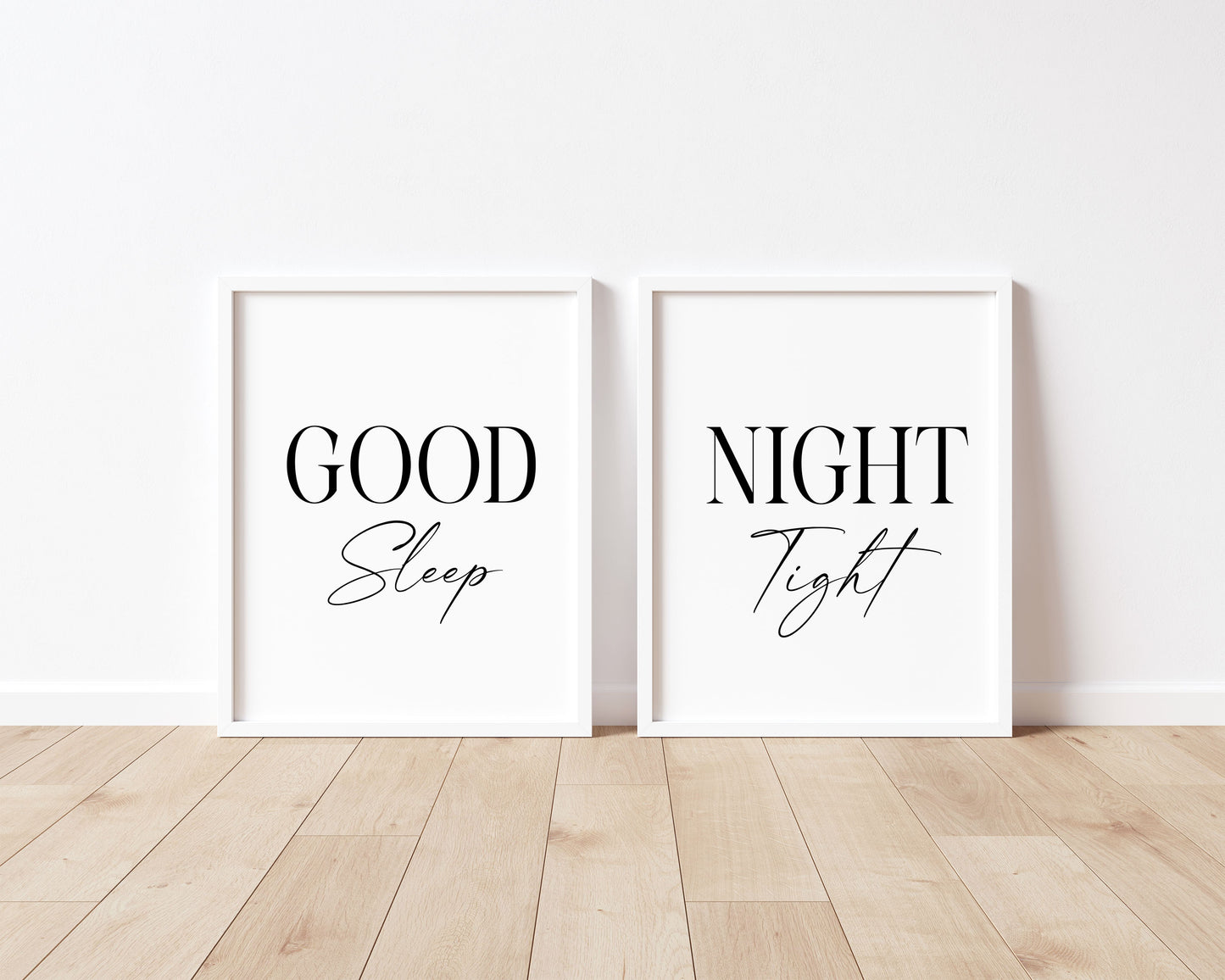 Good night Sleep Tight Prints couples Bedroom Wall Art (unframed)