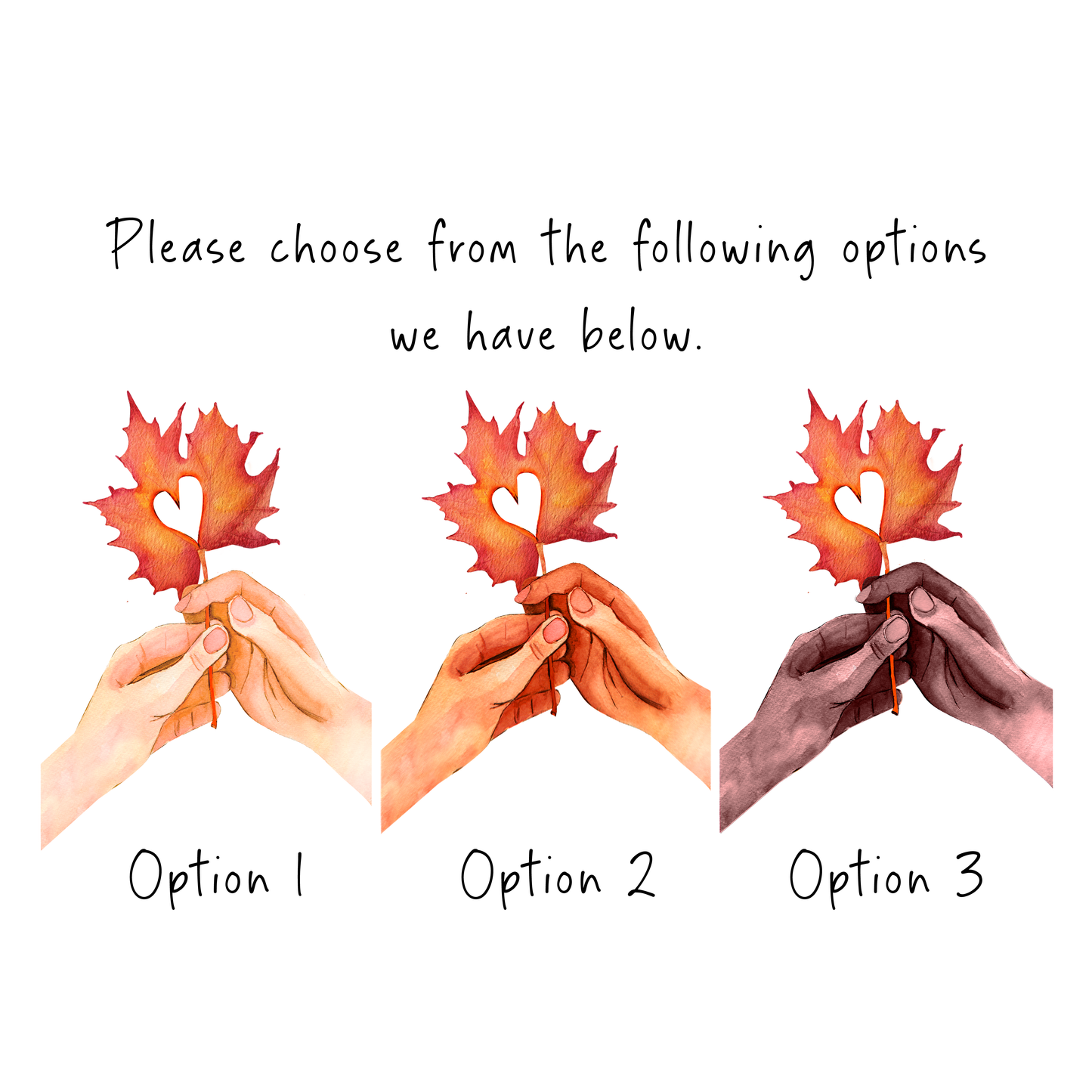Autumn print, change is beautiful hands heart leaf autumnal quote fall unframed print, 3 options, autumn home decor, autumn quotes, fall art