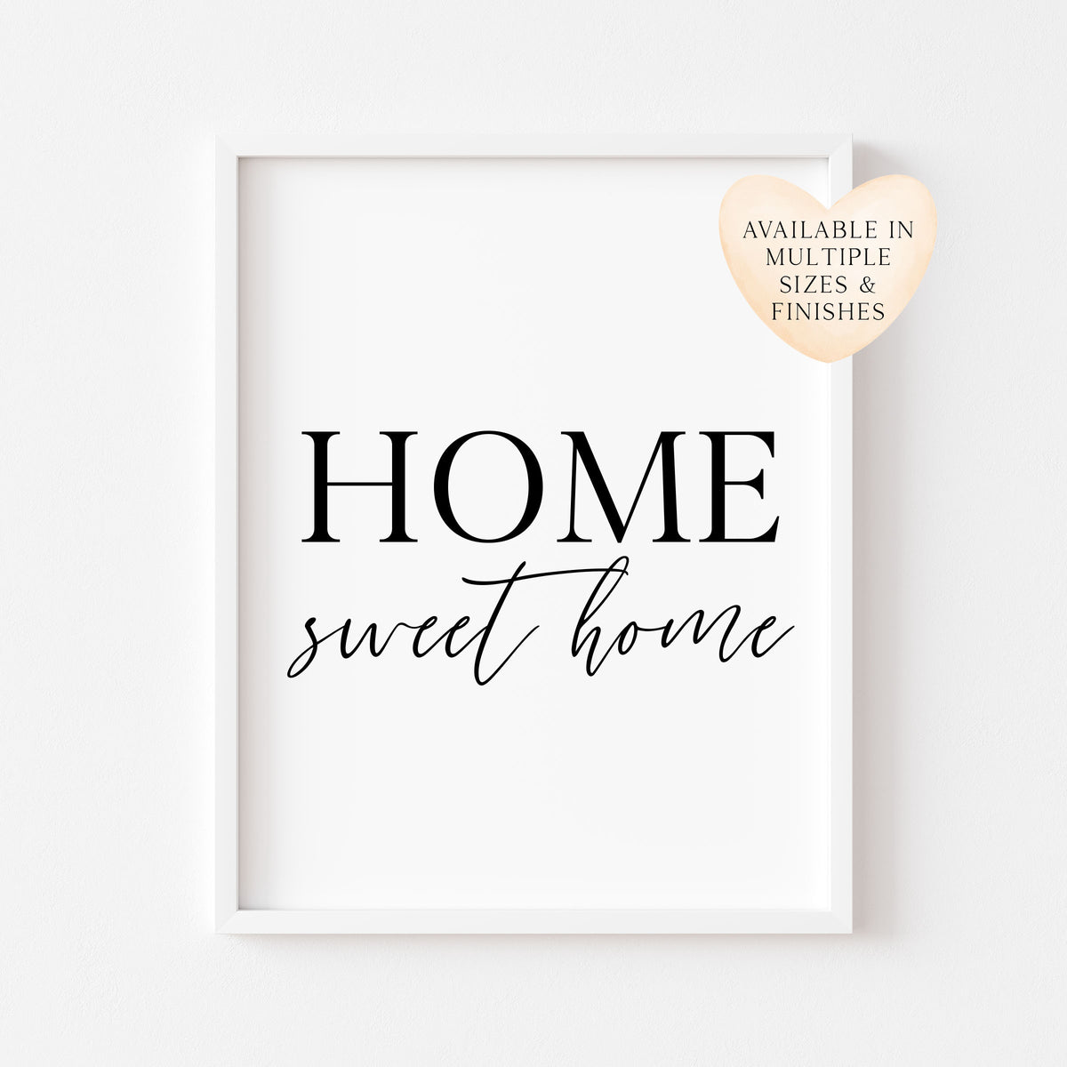 Home print, Home sweet home family couples home hallway gallery wall unframed wall art poster print, home decor, home wall art, home art