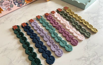 Handmade Cotton Crochet Bookmarks, gifts for book lovers