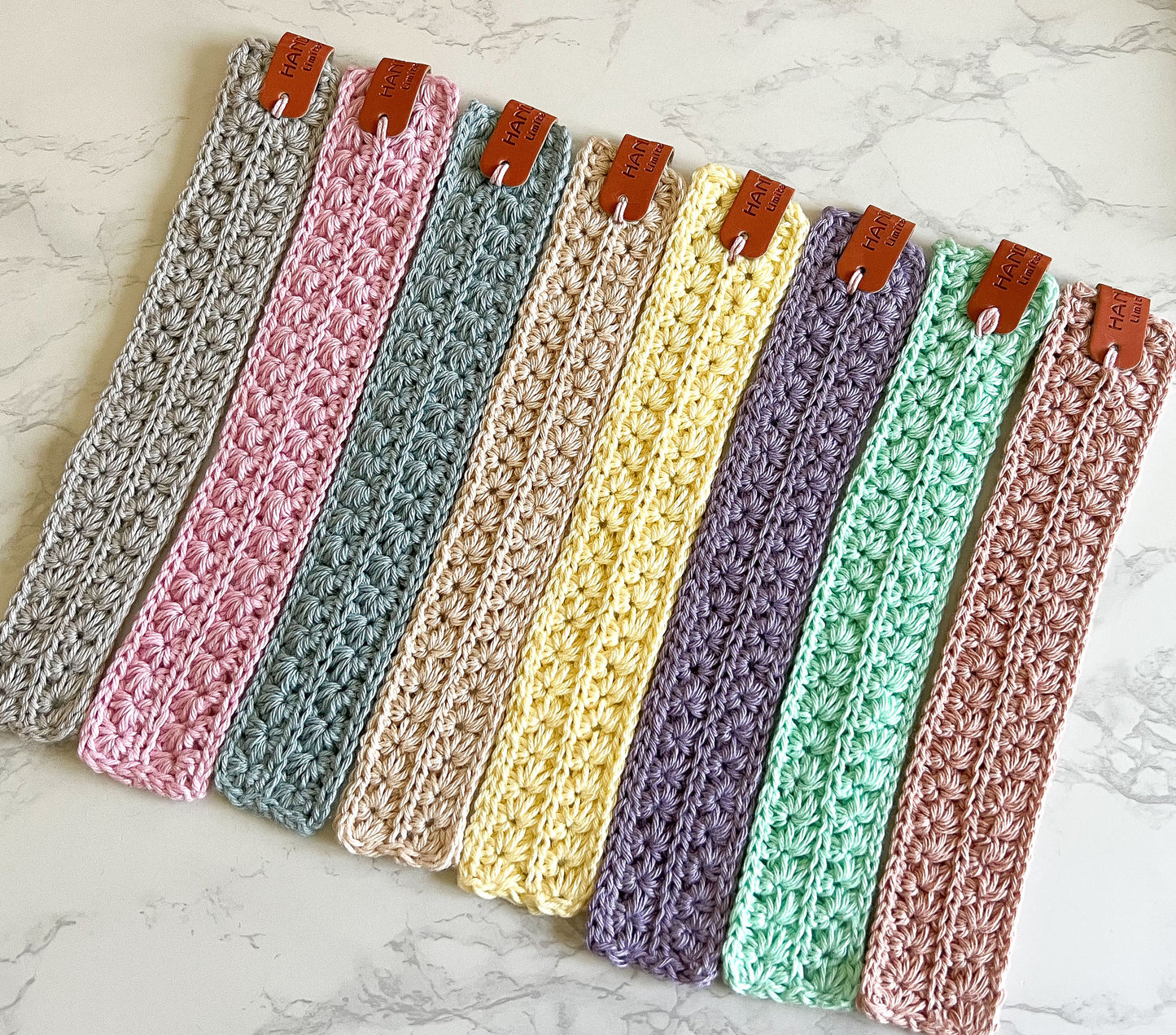 Handmade Cotton Crochet Bookmarks, gifts for book lovers