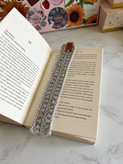 Handmade Cotton Crochet Bookmarks, gifts for book lovers