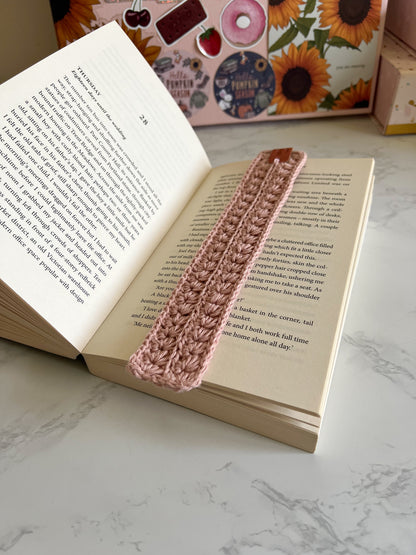 Handmade Cotton Crochet Bookmarks, gifts for book lovers