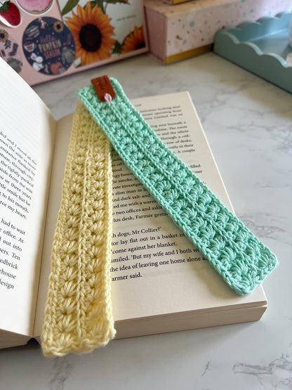 Handmade Cotton Crochet Bookmarks, gifts for book lovers