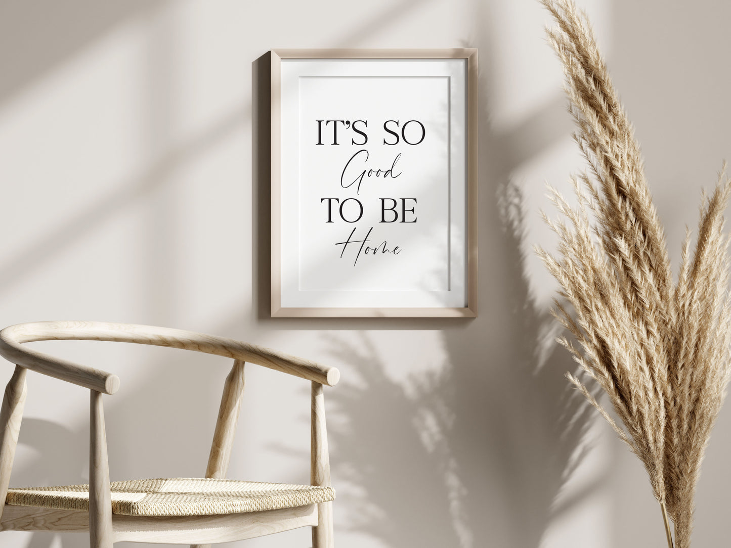 It's so good to be home hallway family unframed wall art poster print