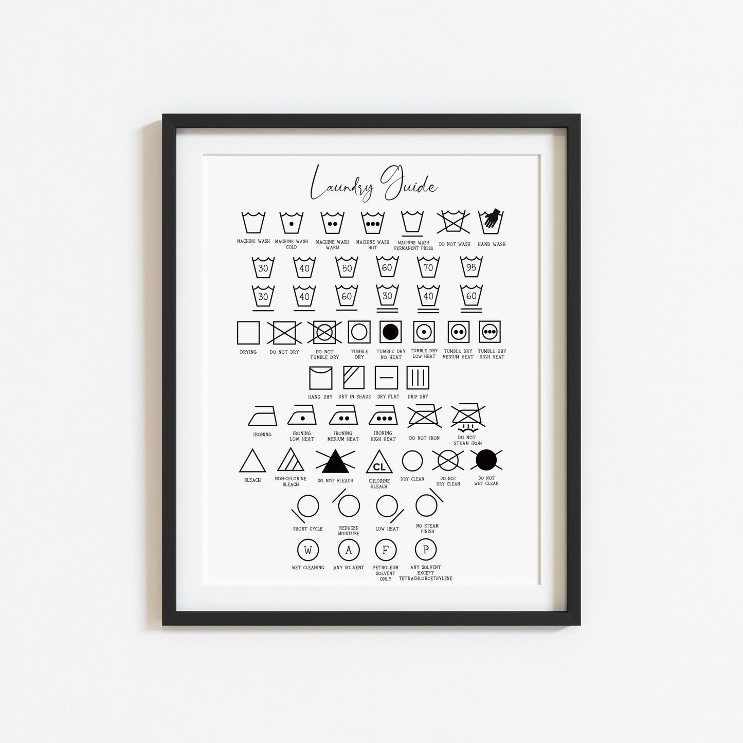 Let's get ready to tumble laundry wash room unframed wall art poster print