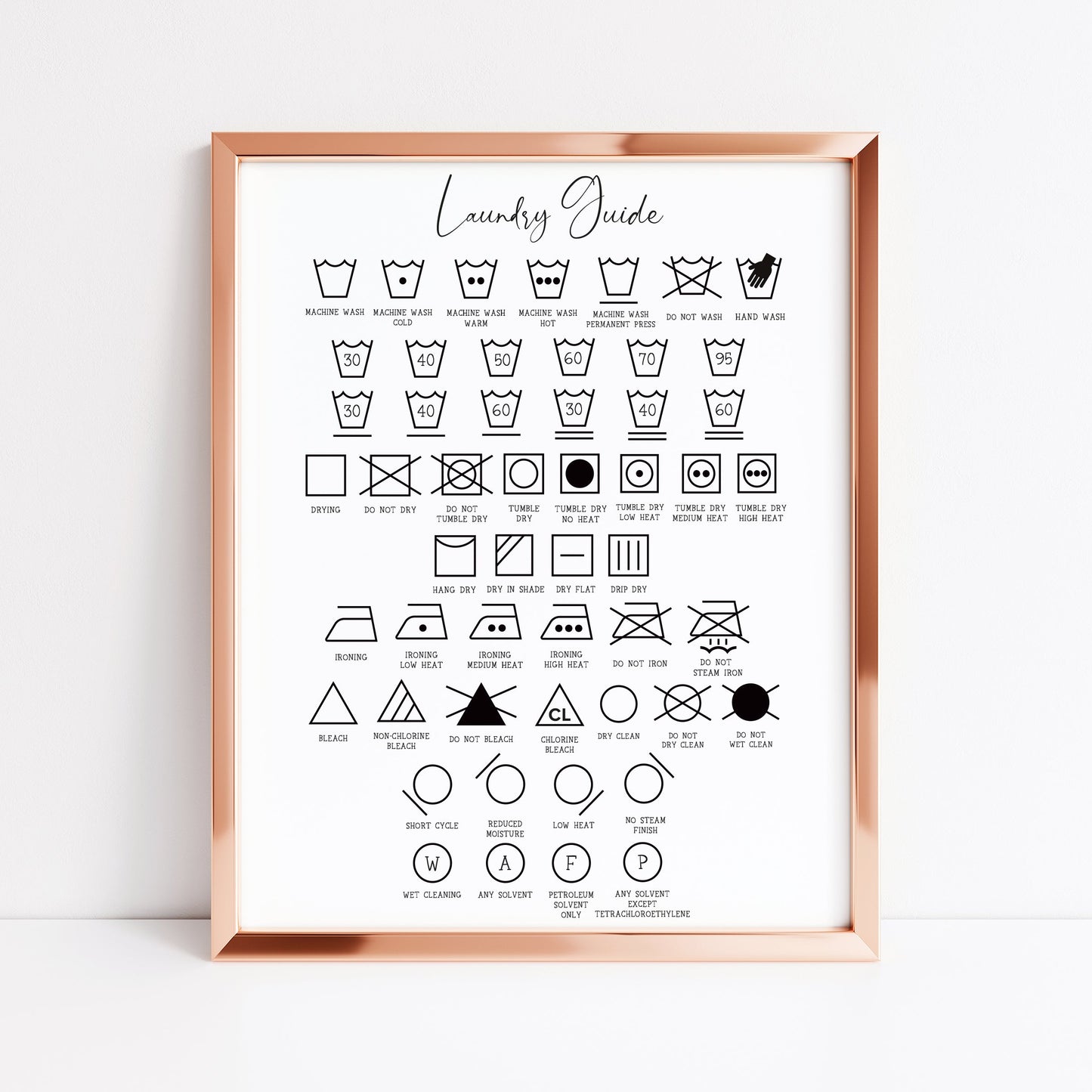 Let's get ready to tumble laundry wash room unframed wall art poster print