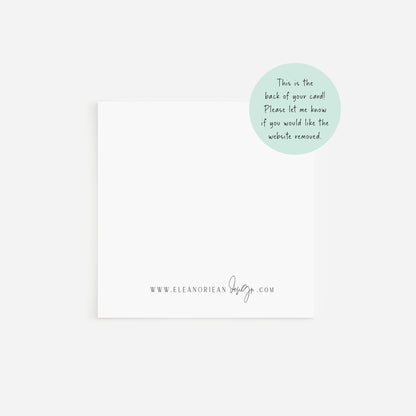 Kids pastel Thank You Card Teacher, Nursery, Mentor Appreciation with Brown Envelope