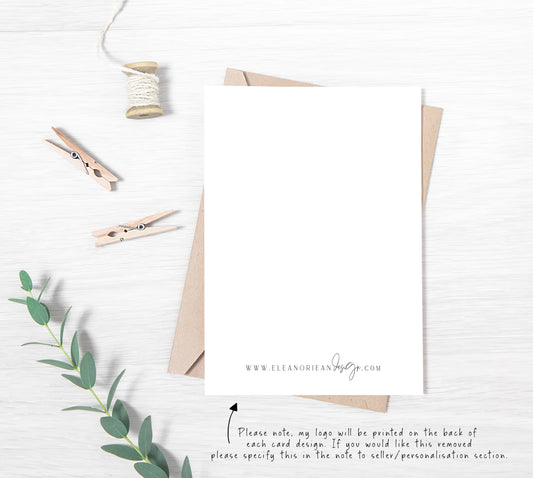 £1 CARD SALE Christmas card, Festive Wishes acorn foliage lanterns candle watercolour Christmas seasonal greetings card, envelope,kraft brown or white