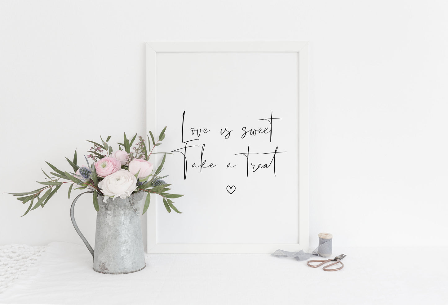 Sweet sign, Wedding sign, wedding print love is sweet take a sweet simplistic wedding unframed wall art poster print, wedding signage