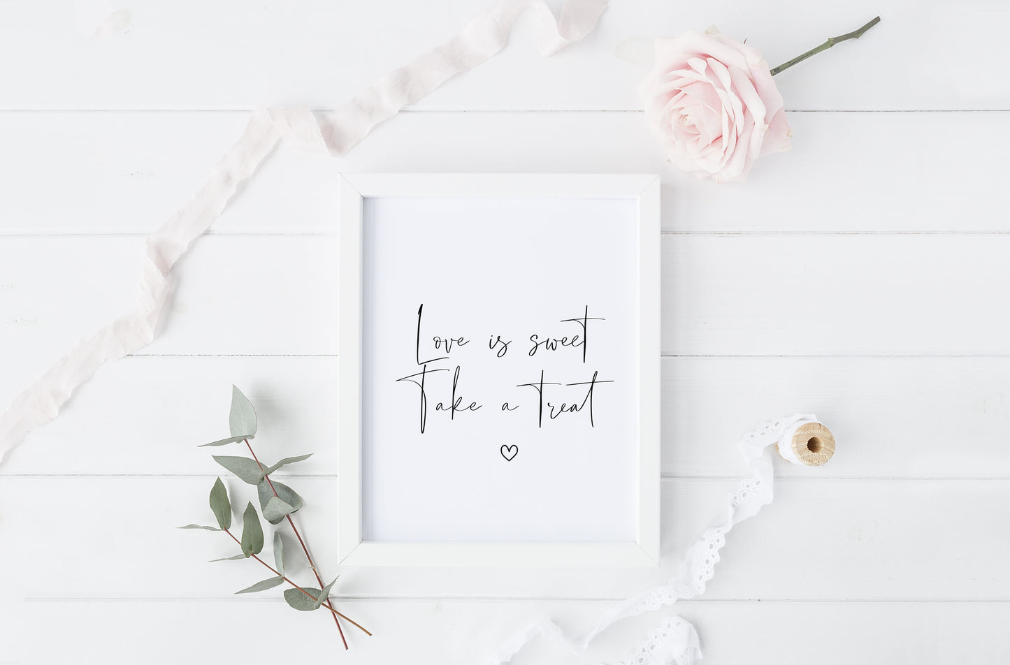 Sweet sign, Wedding sign, wedding print love is sweet take a sweet simplistic wedding unframed wall art poster print, wedding signage