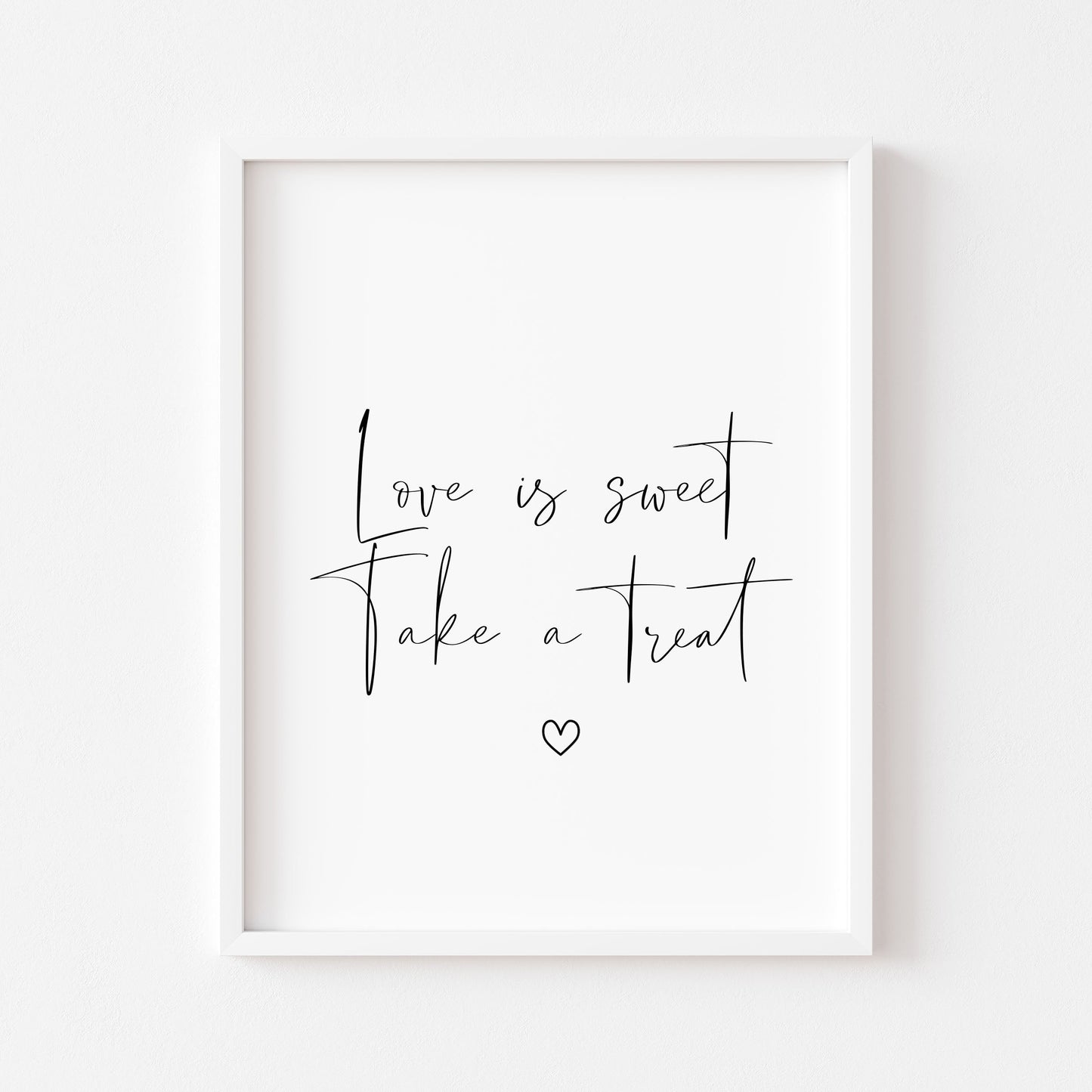 Sweet sign, Wedding sign, wedding print love is sweet take a sweet simplistic wedding unframed wall art poster print, wedding signage