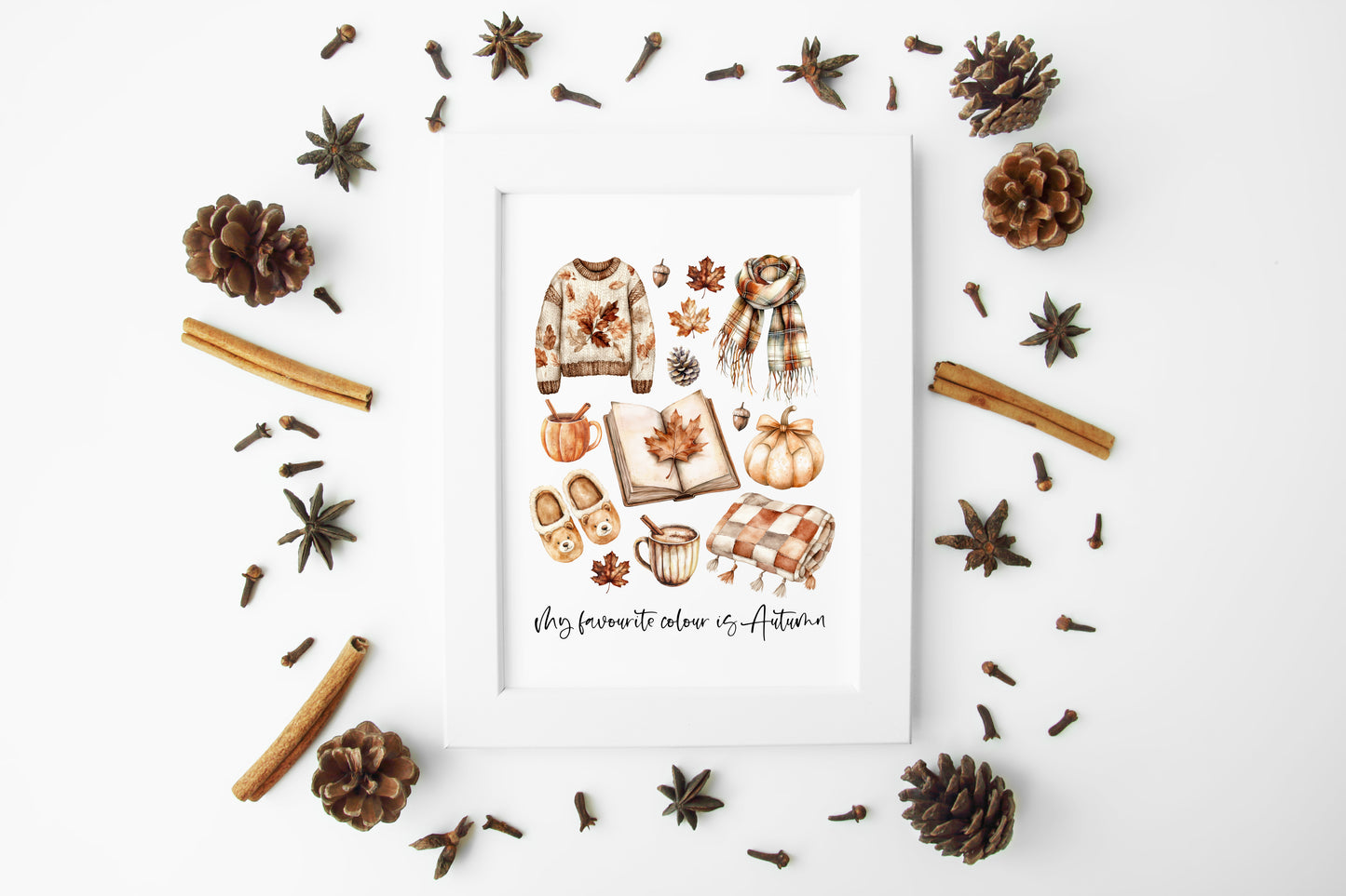 Autumn print, Autumn favourites my fave colour is Autumn unframed wall art poster print, autumn decor, autumn home decor, fall favourites