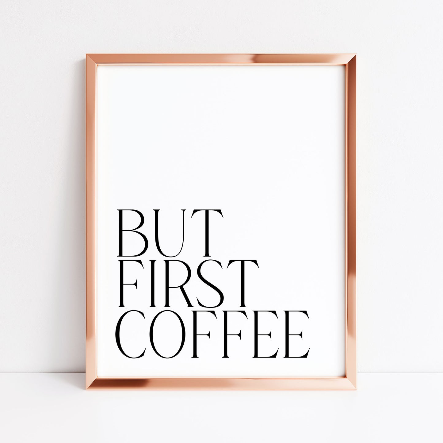 But first coffee kitchen coffee typography unframed wall art poster print, kitchen decor, office decor, coffee lover, coffee wall art gift