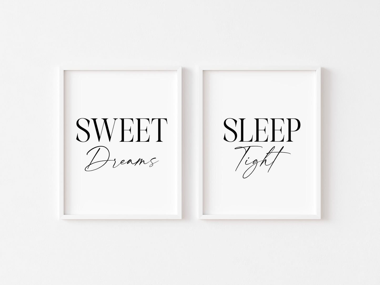 Sweet dreams Sleep Tight Prints couples Bedroom Wall Art (unframed)