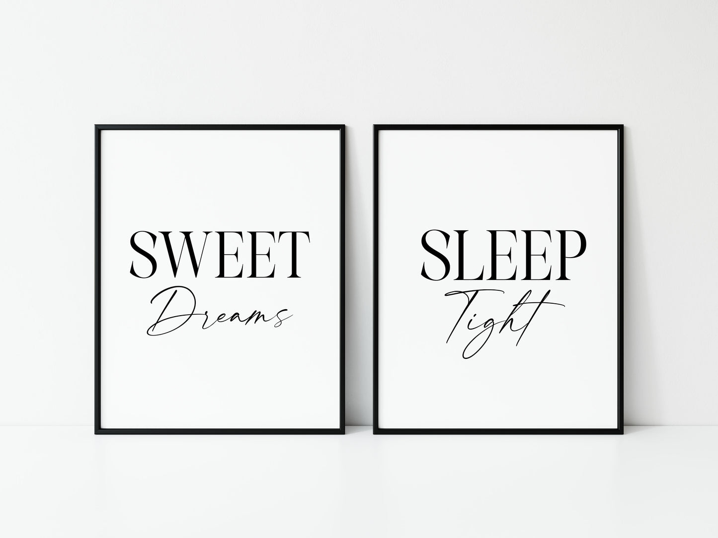 Sweet dreams Sleep Tight Prints couples Bedroom Wall Art (unframed)