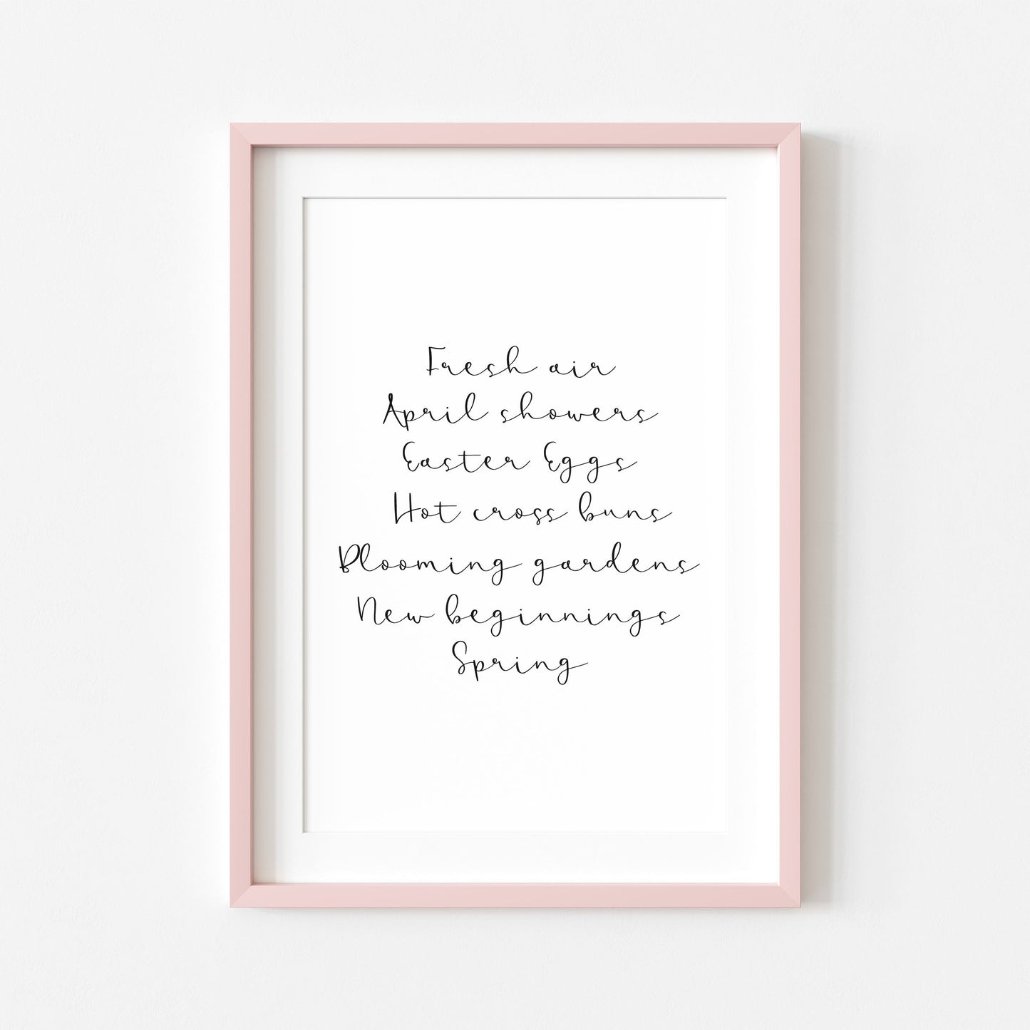 Spring definition, spring favourites description unframed wall art poster print
