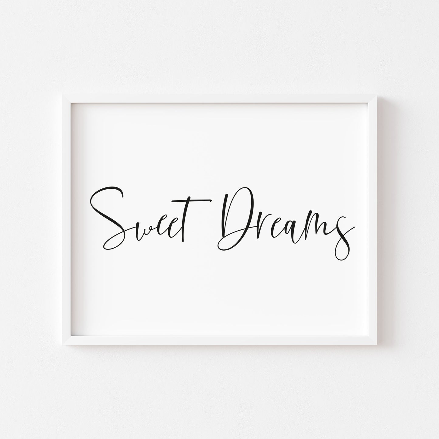 Sweet dreams landscape bedroom home unframed wall art poster print