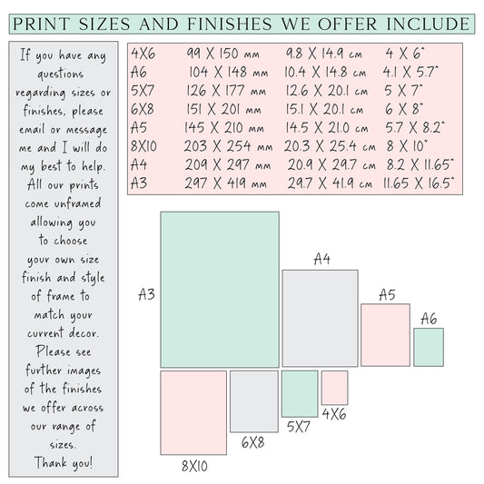 His and Hers Bedroom Prints Wall Art (Set of 2 unframed)