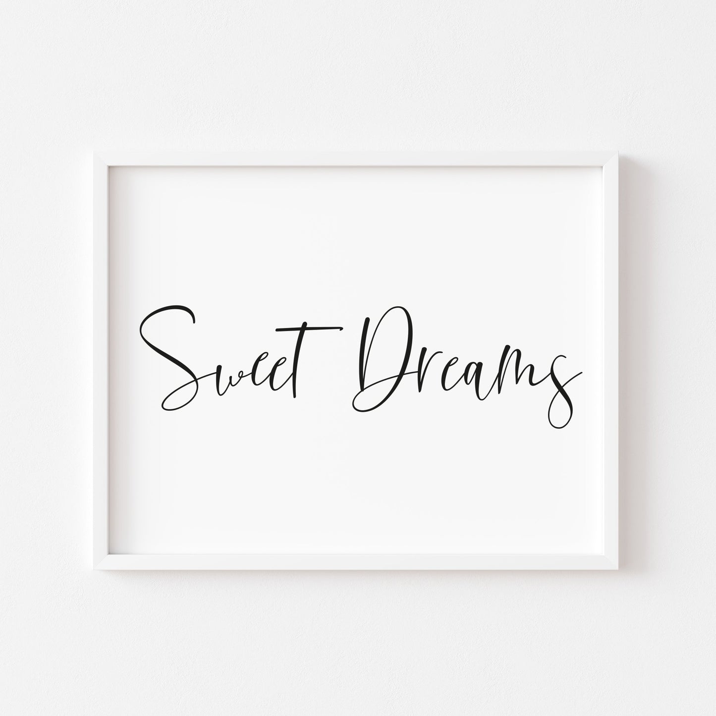 Sweet dreams landscape calligraphy unframed print