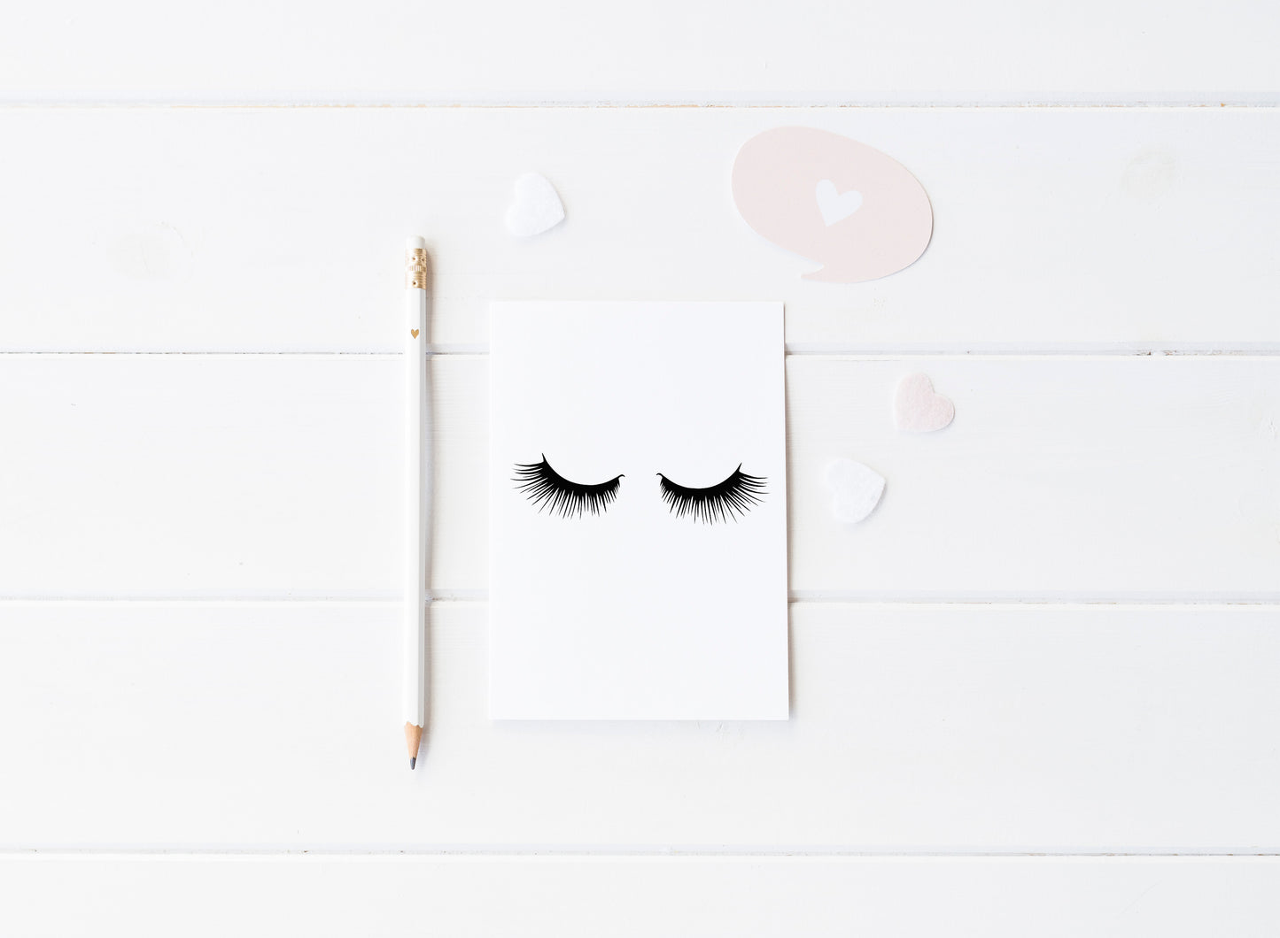 Black eyelashes illustration drawing fashion dressing room wall art unframed poster print