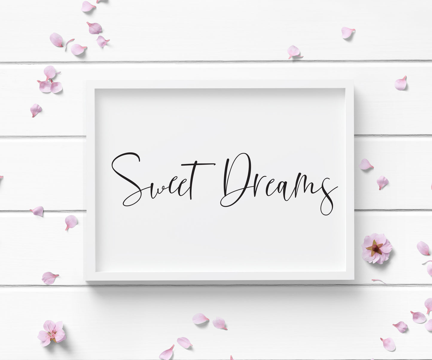 Sweet dreams landscape calligraphy unframed print